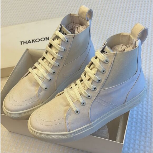 NIB Thakoon Pull On High Top Sneaker - White - Picture 6 of 11